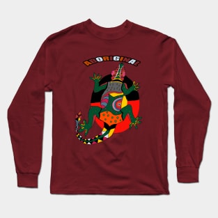 australian aboriginal lizards Long Sleeve T-Shirt